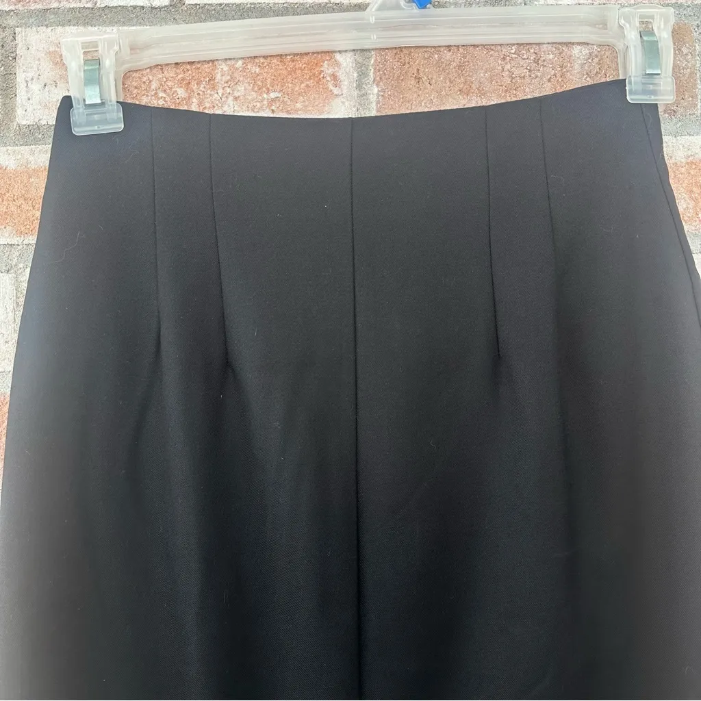 Trina Turk Pencil Skirt Women’s 2 Zip Up Professional Business Office Black - Image 2