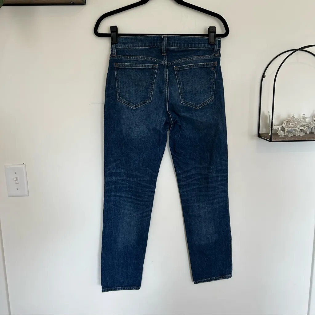 Madewell The Maternity Side-Panel Slim Boyjean: Adjustable Edition Size 26 - Image 4