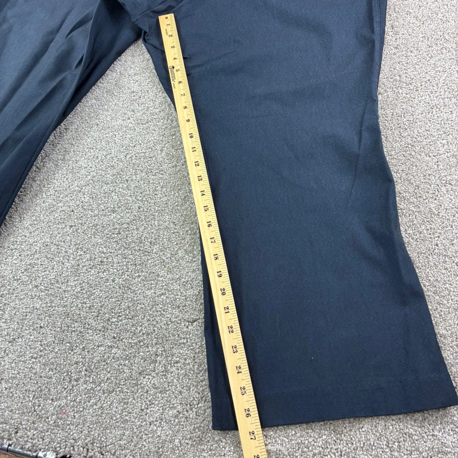 Lane Bryant Womens Size‎ 28S Navy Blue Straight Leg Dress Pants Professional - Image 7