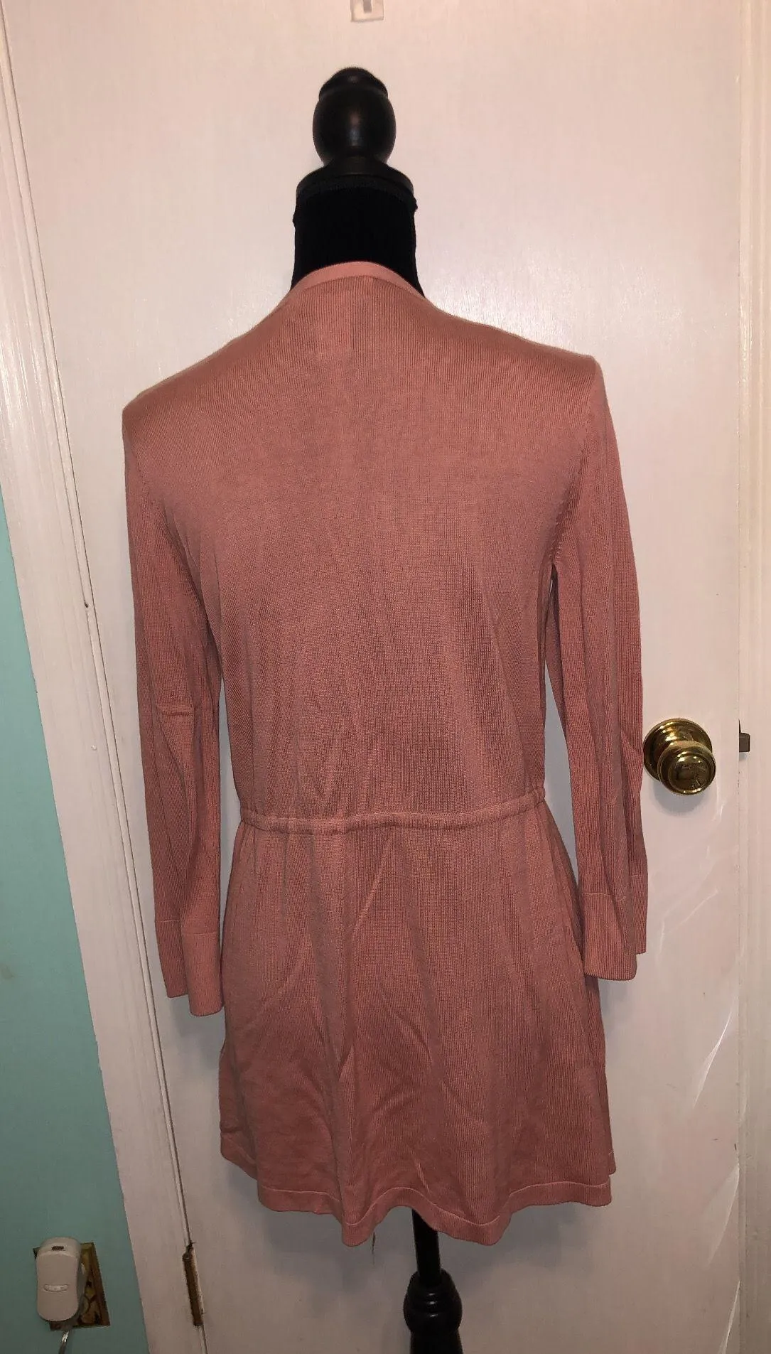 Nine West Pink Cardigan Sweater Size M - Image 2