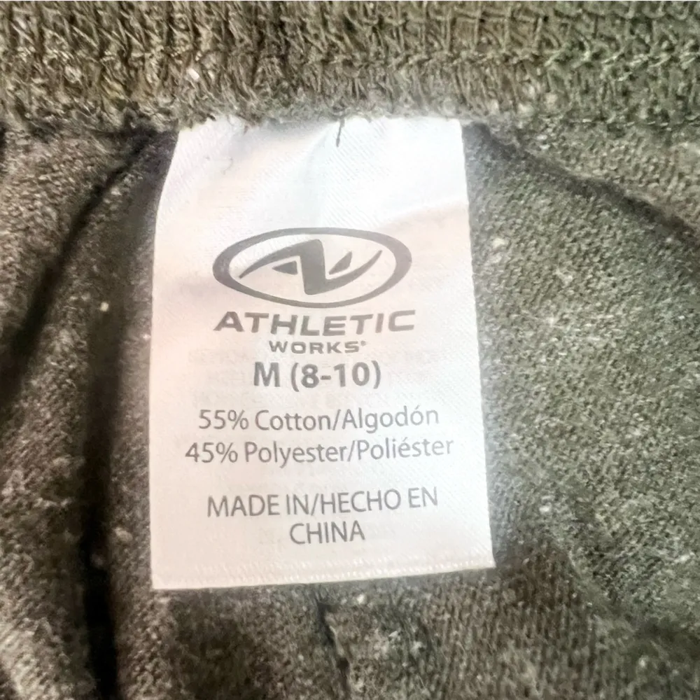 Athletic Works Heather Green Essential Athleisure Gym Shorts Women's Size Medium - Image 6