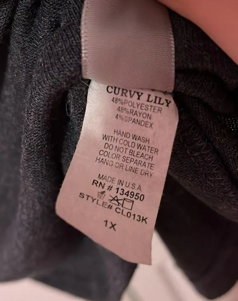 Navy blue crewneck sweater Size 1X - Image 5