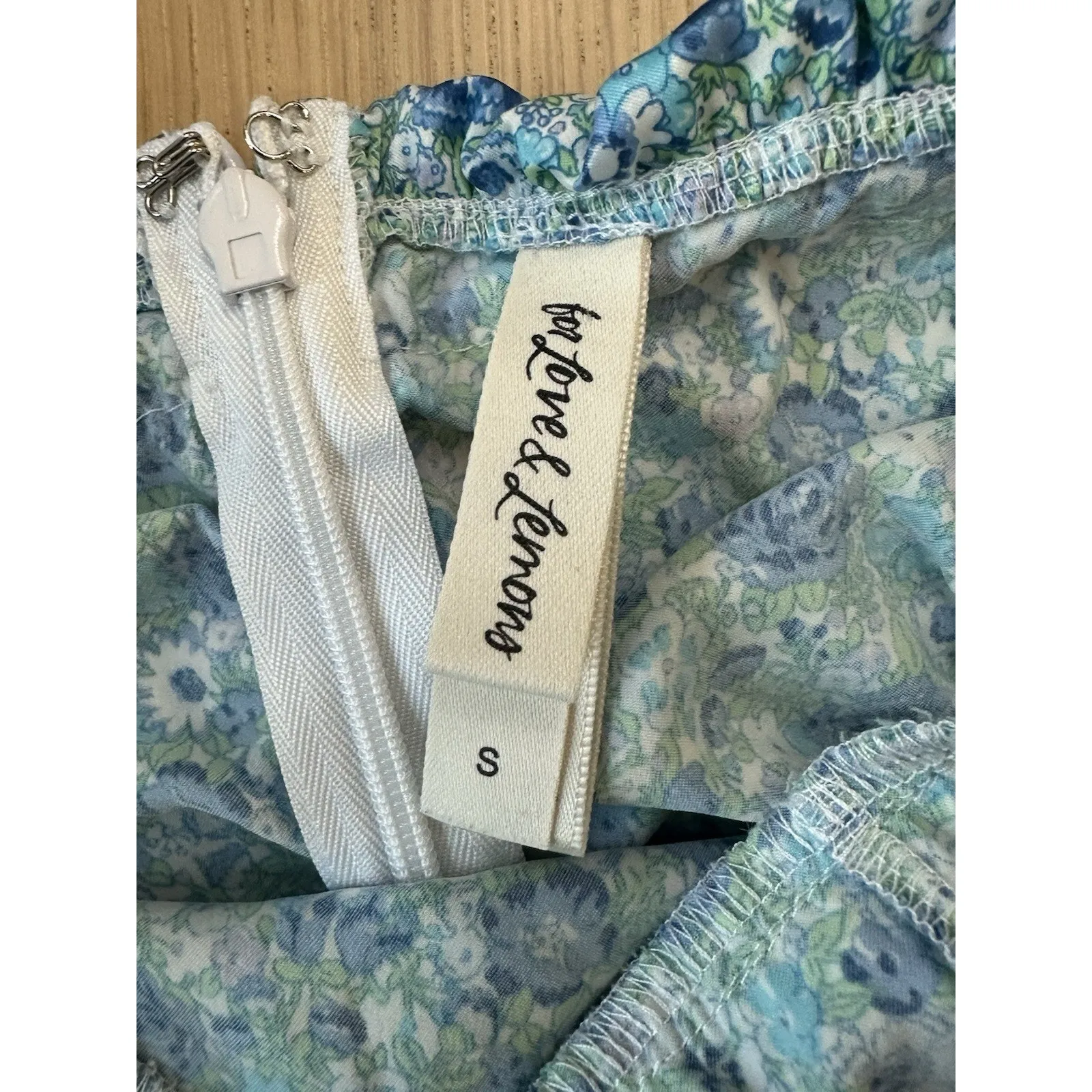 For Love & Lemons Alana Ruched Floral Mini Dress Size Small 2486 - Image 11