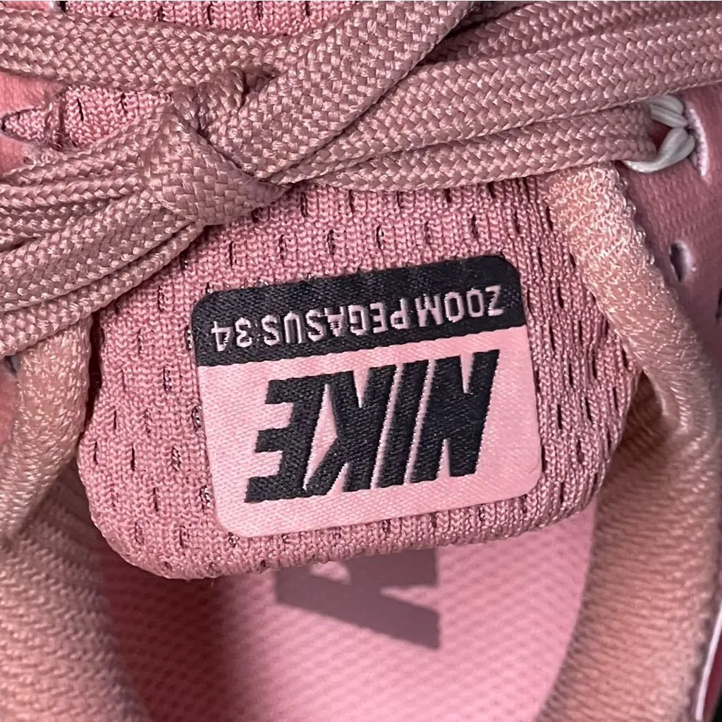 Nike Air Zoom Pegasus 34 Women's Pink Running Shoes Size 7.5 - Image 5