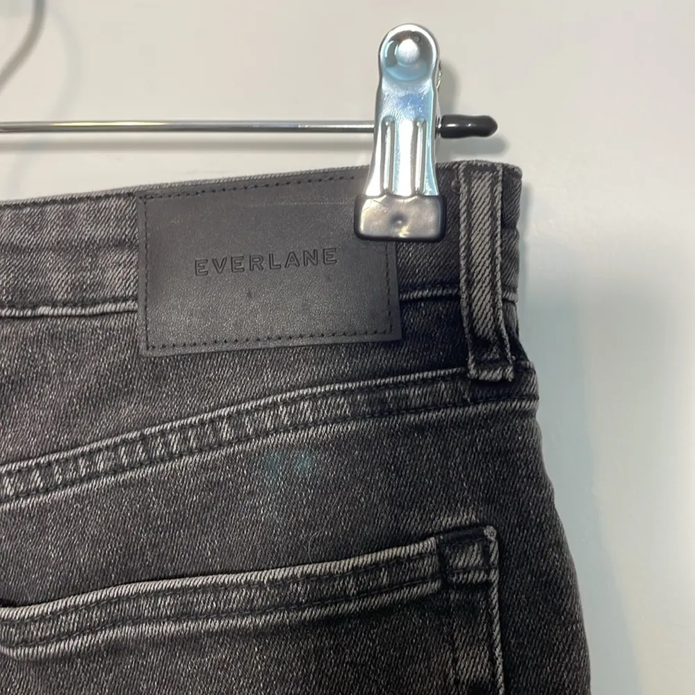 Everlane The High Rise Straight Jean in Washed Black Wash Size 27 - Image 8