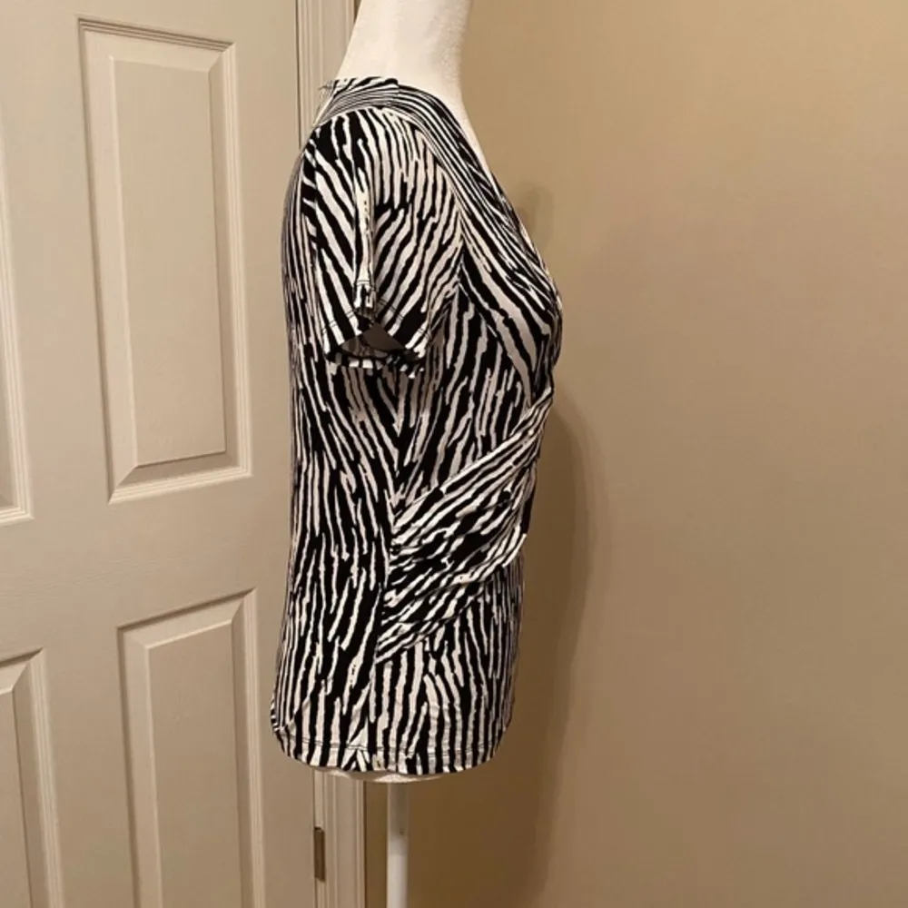 Cable Gauge Knit Twist Top Size L - Image 4