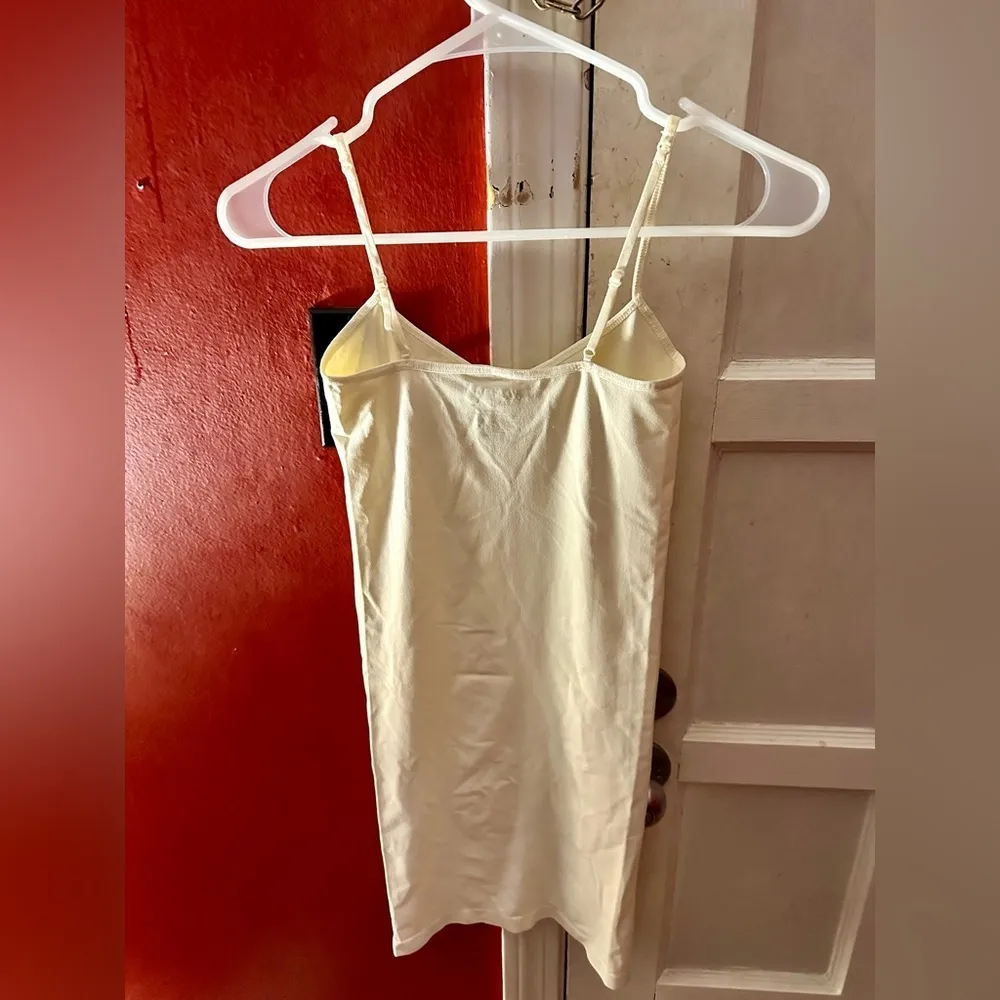 Free People Womens Seamless Mini Slip, Ivory - Image 3