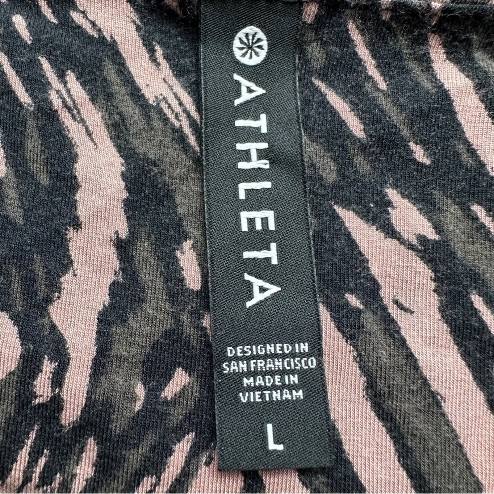 Athleta‎ Santorini Thera Abstract Print Athleisure Sleeveless Travel Dress Sz L - Image 7