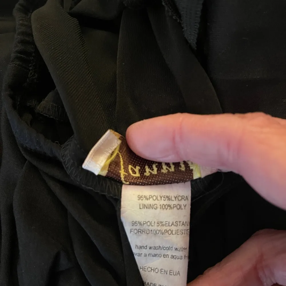 Fanny USA vintage spaghetti strap little black dress with high - Image 6