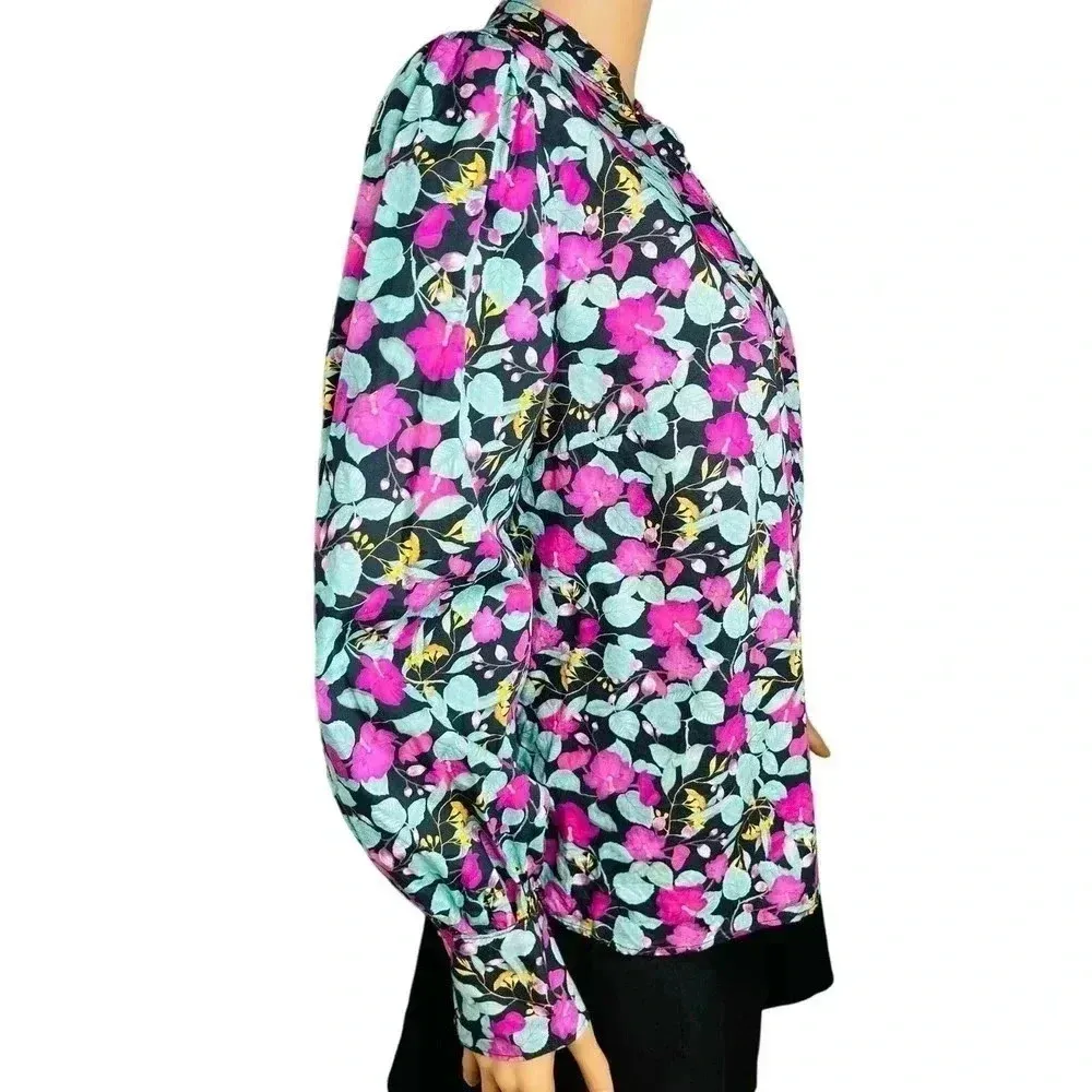 Roller Rabbit Manusa Glenda Cotton Top size M Floral - Image 3