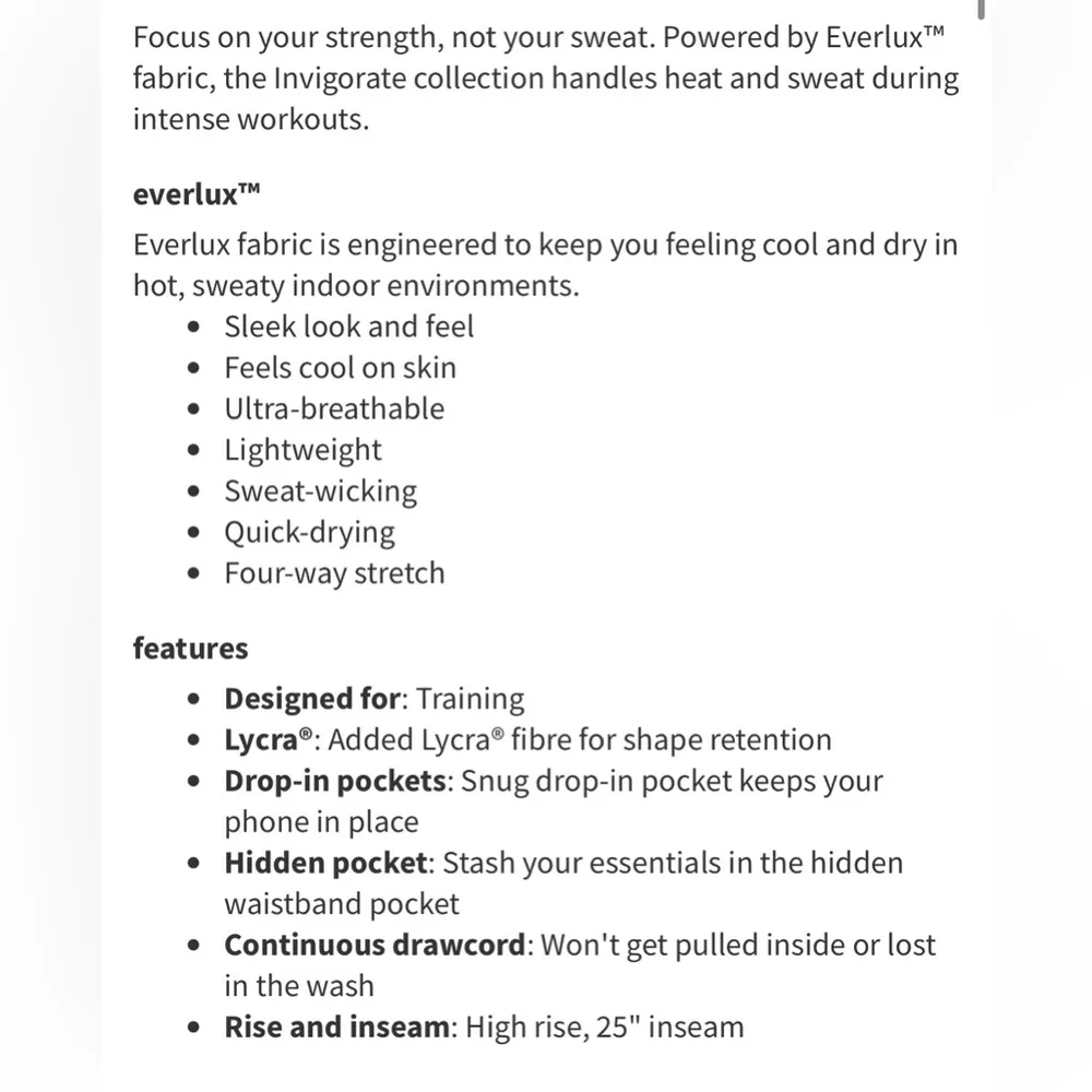 Invigorate HR Leggings 25” Color Chianti Size 4 EUC No Flaws - Image 5