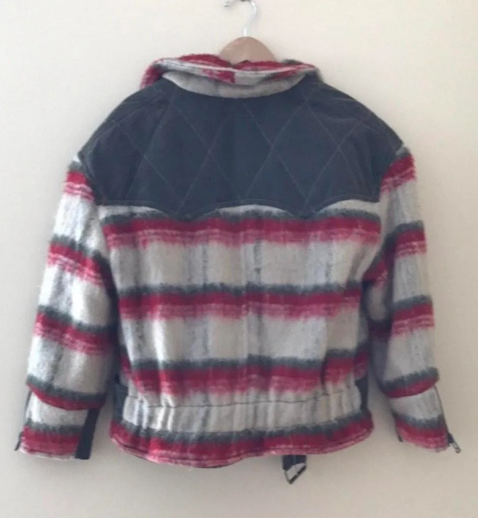 Montana Oversized Moto Wool Jacket - Image 4