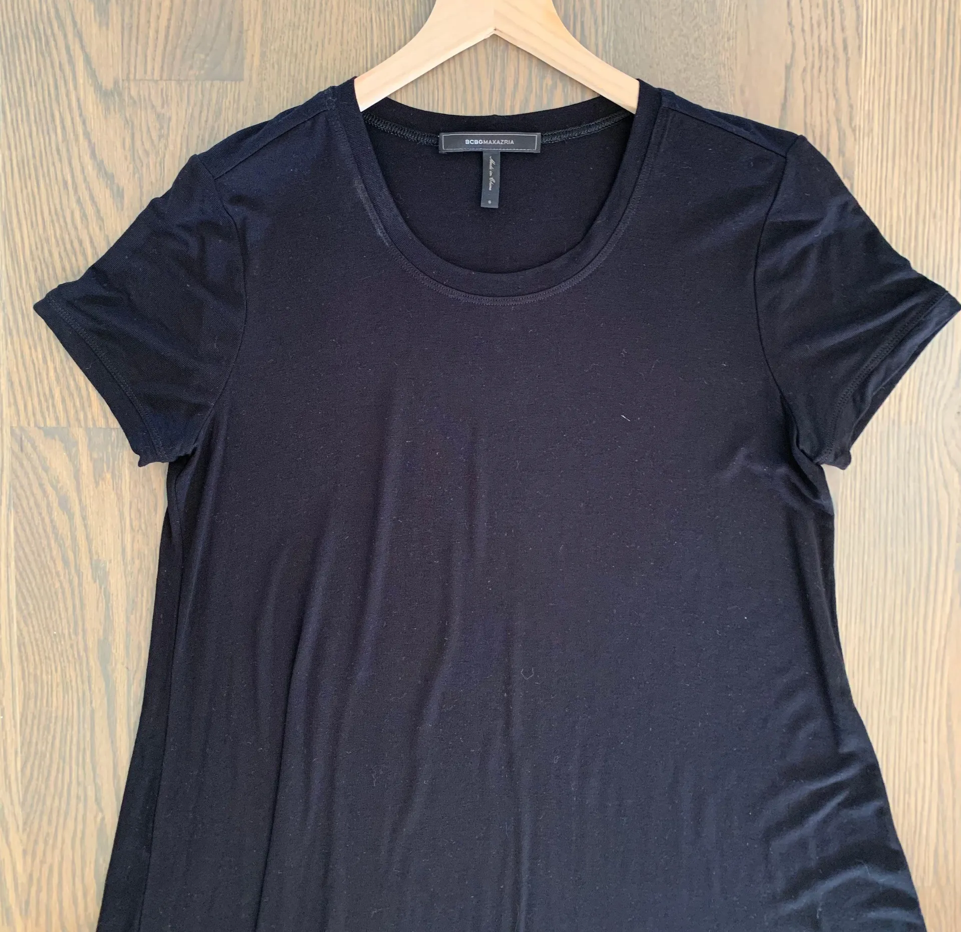 Anneta Short Sleeve A-line Swing Dress Black Size Small - Image 4