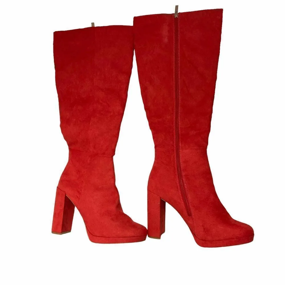  ‎JUST FAB Emmaline Platform Heeled Boot - Image 2