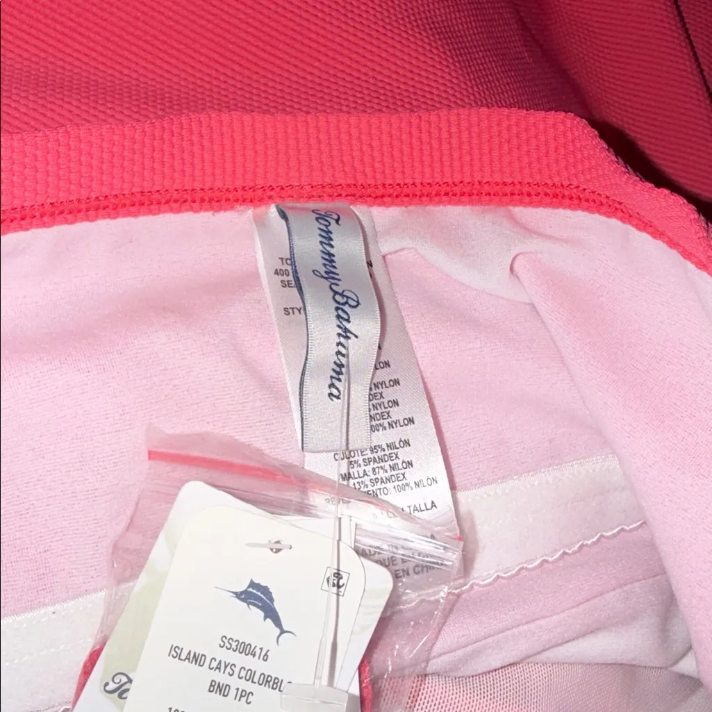 NWT Tommy Bahama Island Cays Colorblock Band One-Piece  SZ-8 Tummy Control - Image 11