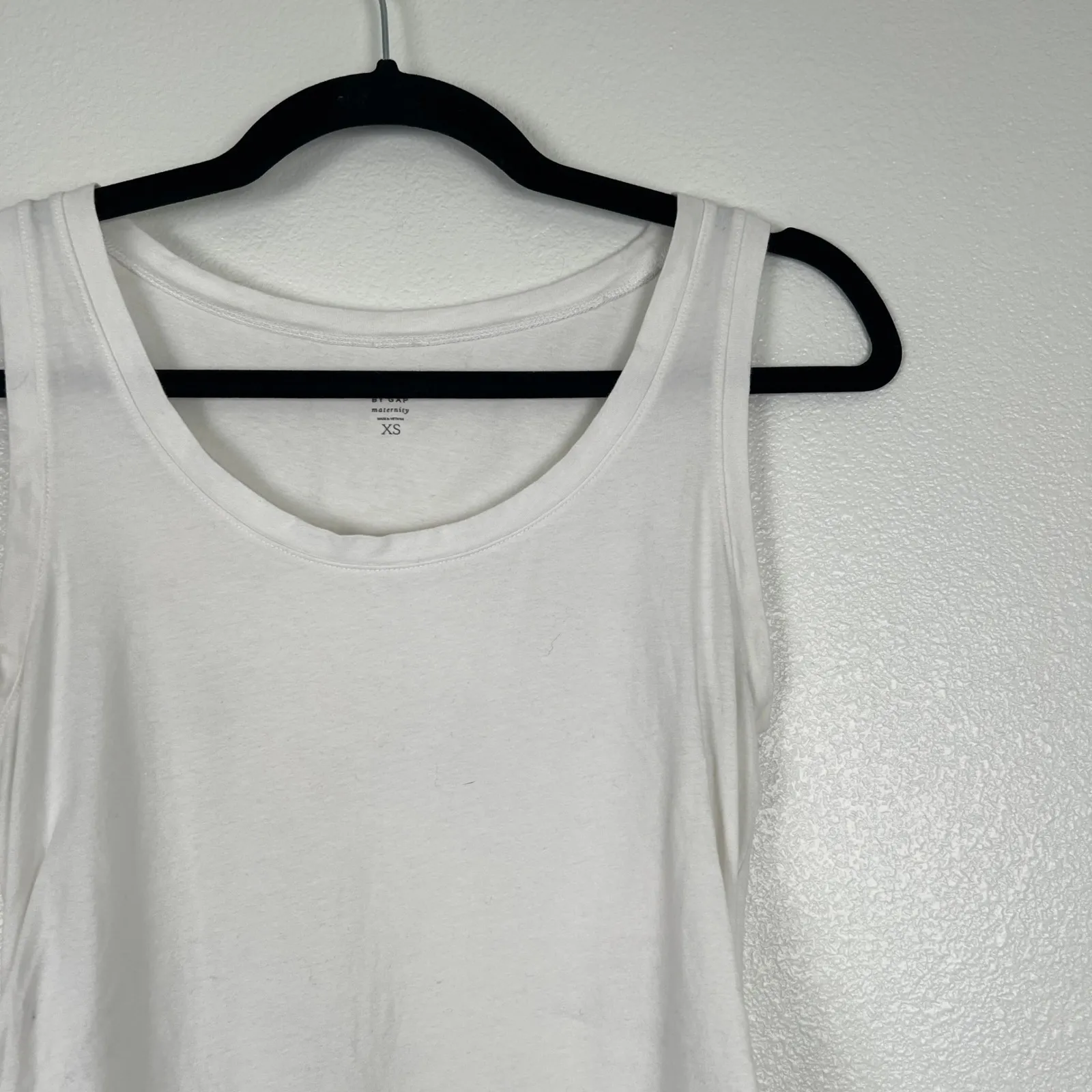 Gap Maternity Women's Sleeveless Tank Top White Sz‎ XS - Image 3