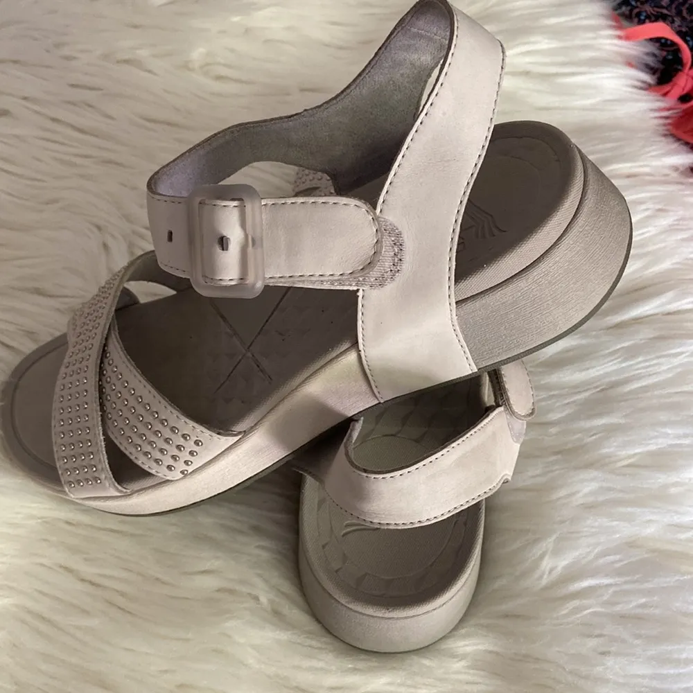 DANSKO Sandals size 40 excellent condition color gray - Image 5