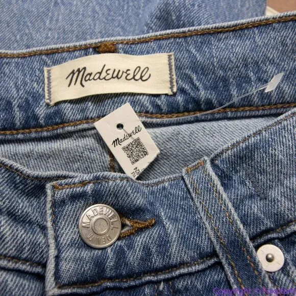 NEW Madewell USA-made Mid-Rise Perfect Vintage Jean‎ in Enmore Wash, 23 - Image 10
