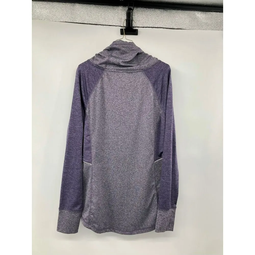 Avia Funnel Neck Activewear Shirt Womens XL Used Purple - Image 2