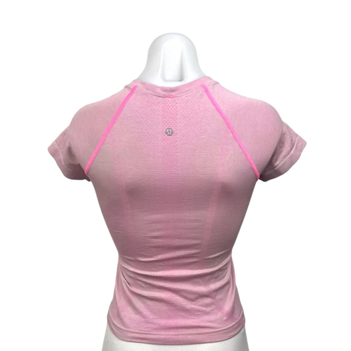 Lululemon Swiftly Tech Pink Crewneck Short Sleeve Activewear Tee T-shirt Top 4 - Image 2