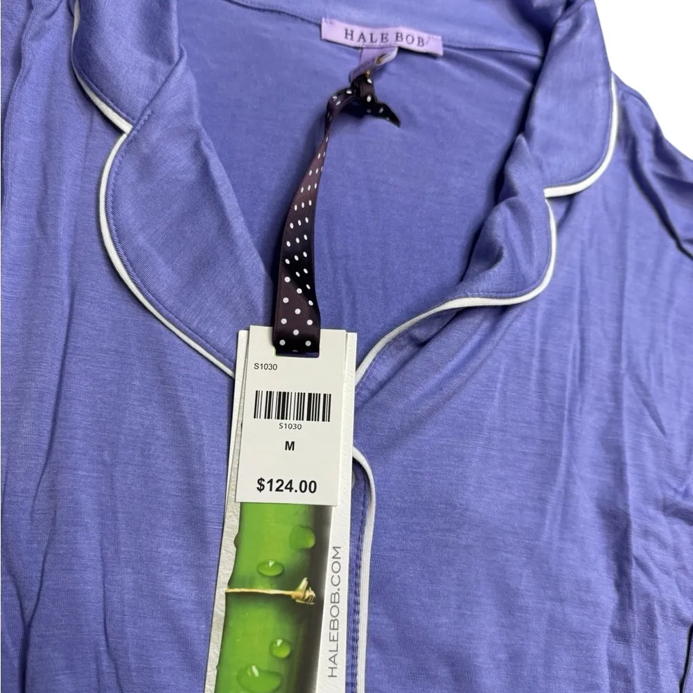 HALE BOB 2pc Pajama Short Set in Periwinkle Medium NWT - Image 7