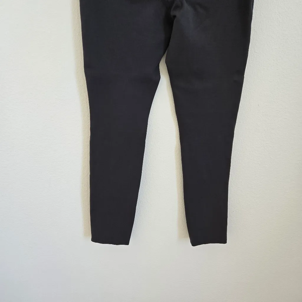 SPANX Leggings Ponte Stretch Fabric Ankle Length 4 Pocket Pull On Grey medium - Image 9