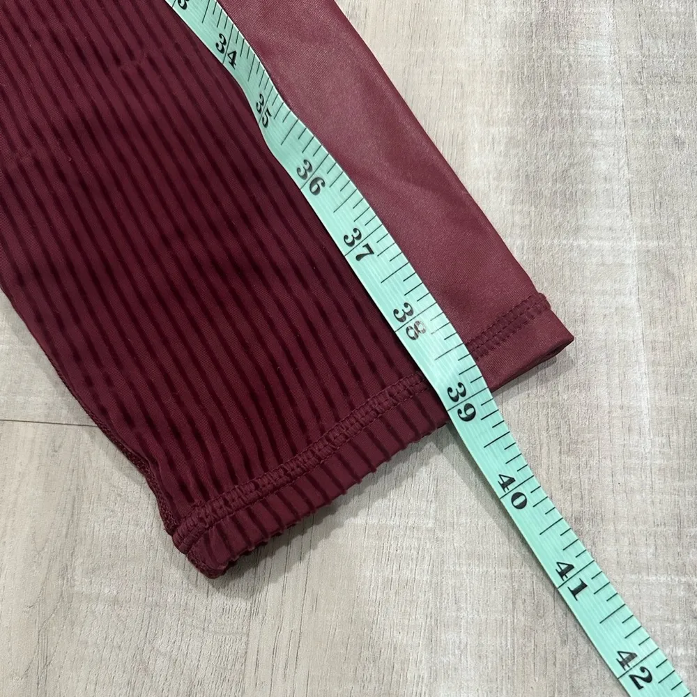 Fabletics Motion365+ Contour High-Waisted Legging- Merlot XL NWOT - Image 5