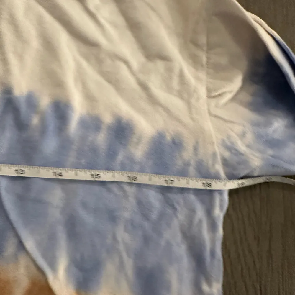 Cream Brown Blue Tie-Dye Newville Tee - Image 8