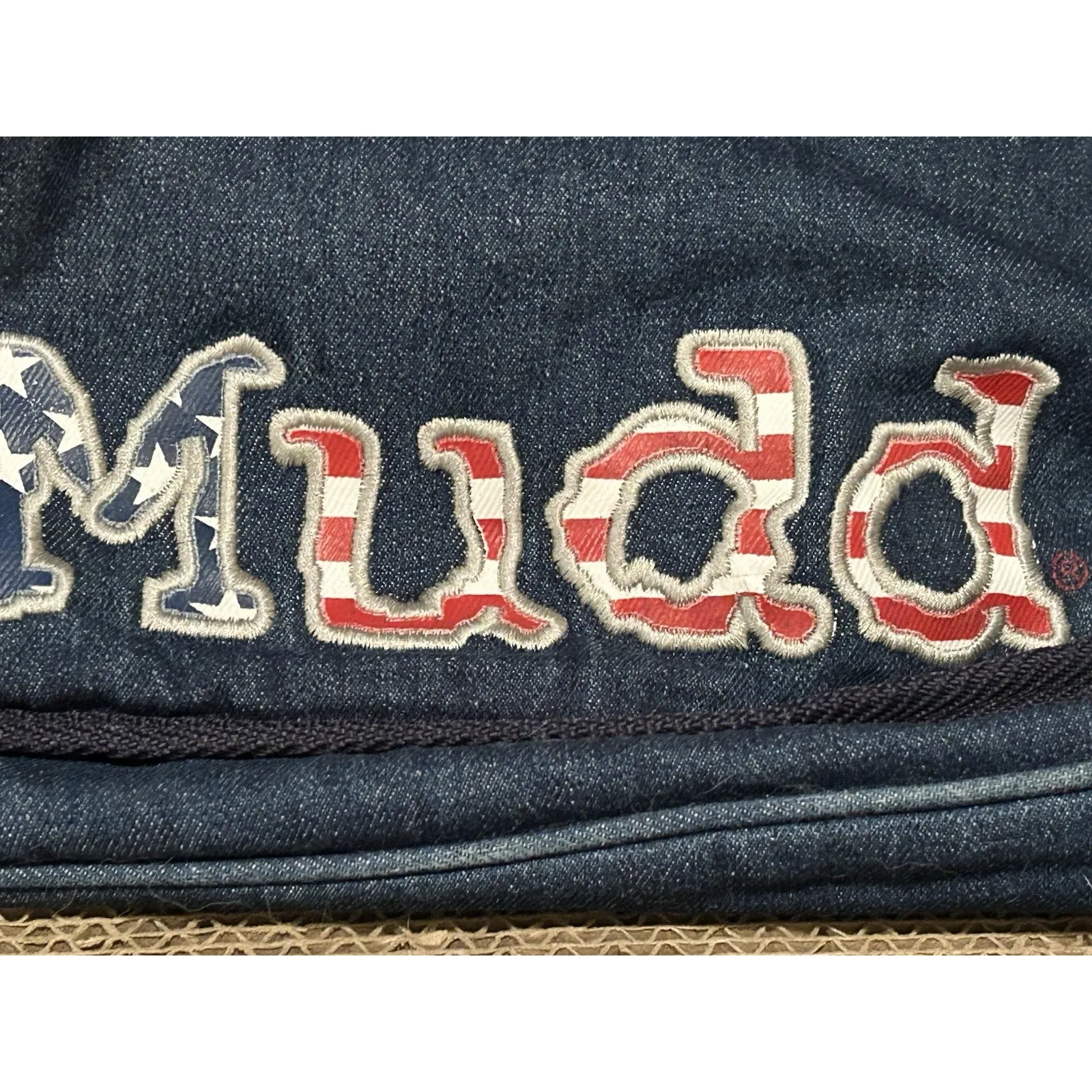 Vintage Y2K 2000's MUDD Crossbody Messenger Laptop Bag Denim 90s Iconic‎ Logo - Image 9