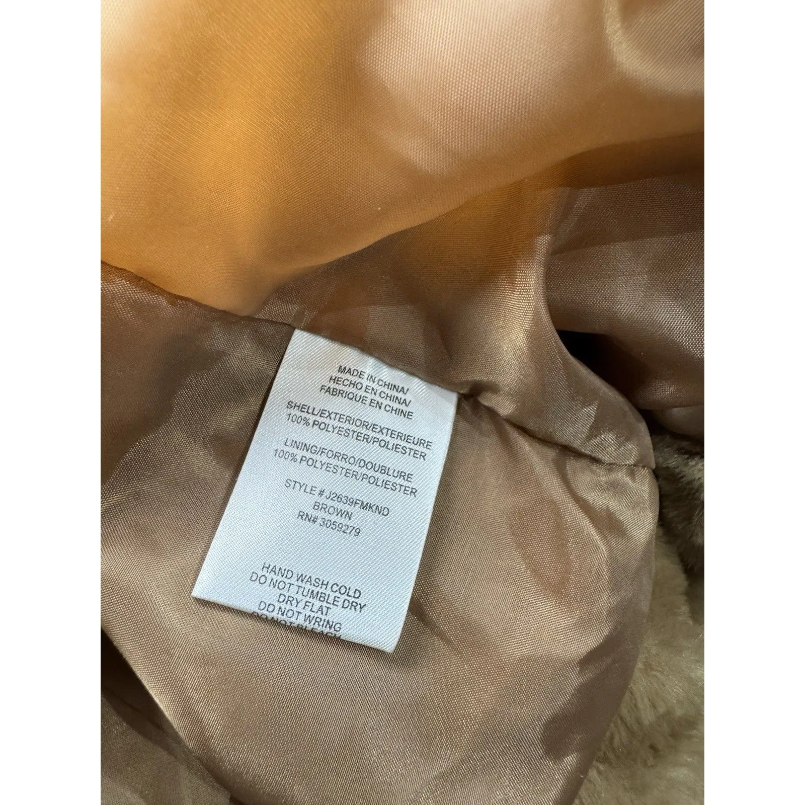 NWT Thread & Supply Northy Brown Teddy Bear Faux Shearling Sherpa Jacket Sz L Size L - Image 6