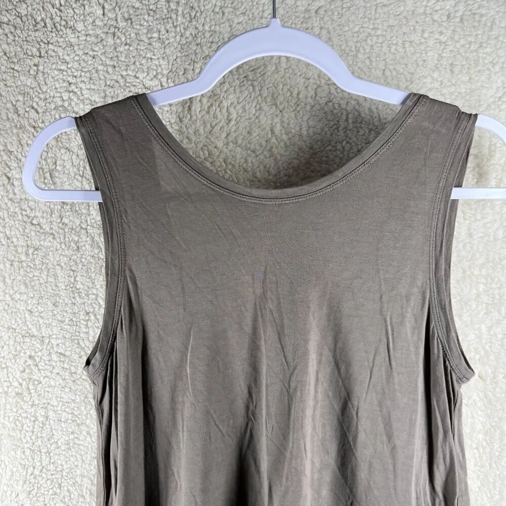 BCBGMaxAzria Womens Tops Size‎ S Sleeveless Asymmetrical Mesh Trim - Image 3