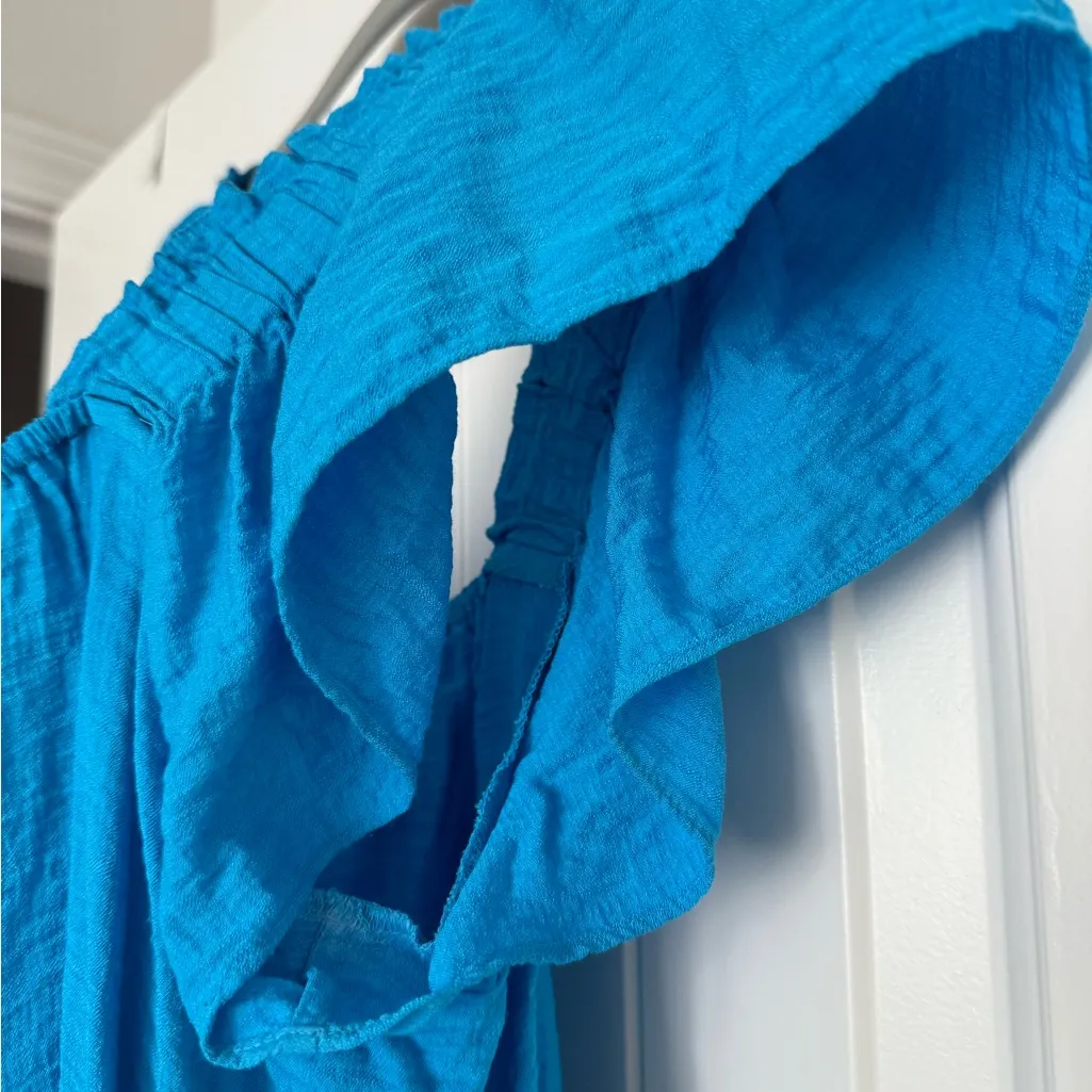 Lilly Pulitzer Vibrant Blue Blouse - Image 3