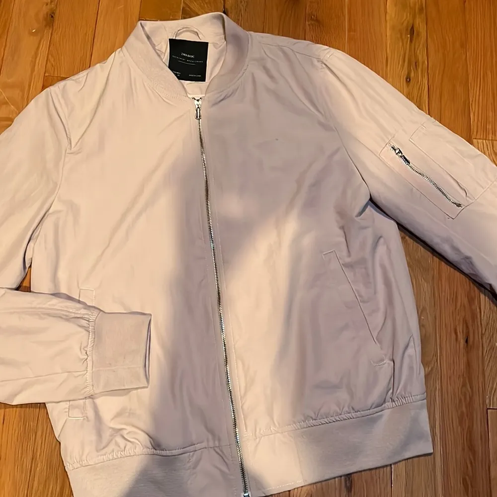 Zara blush pink bomber jacket - Image 2