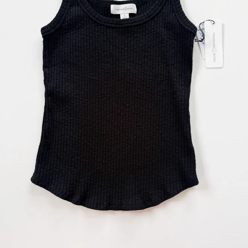 NWT Treasure & Bond Ribbed Tank with cut-out straps Size Small - Image 3