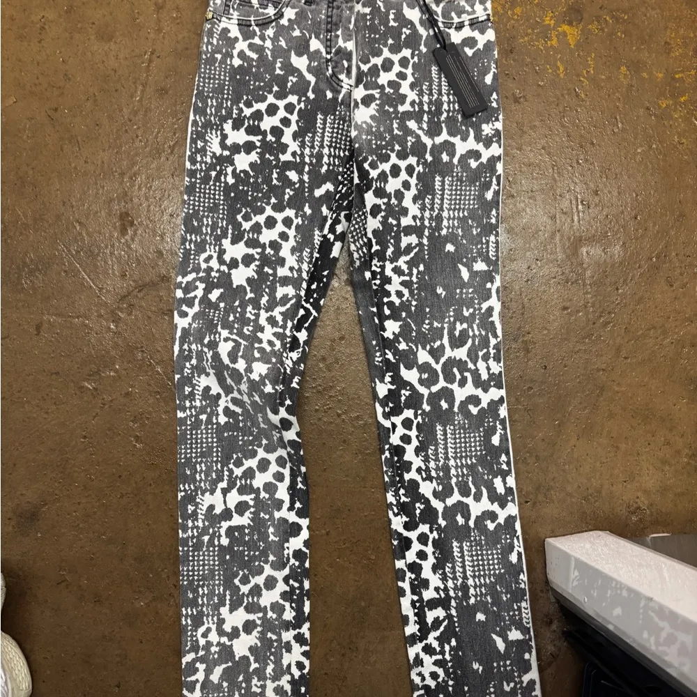 Versace  White Denim with Black Stitching - Image 4