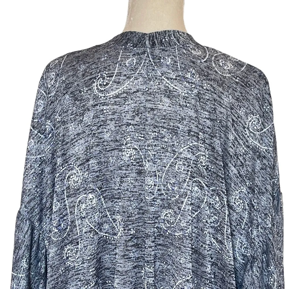 Lane Bryant Women’s Paisley Open Front Cárdigan Plus Size 18-20 Lightweight - Image 5