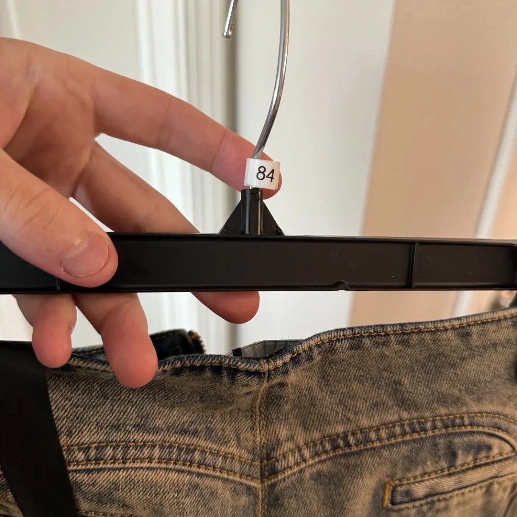 NEW Retrofete Dream cotton trousers Size 29 Color Grey Blue Gray - Image 8