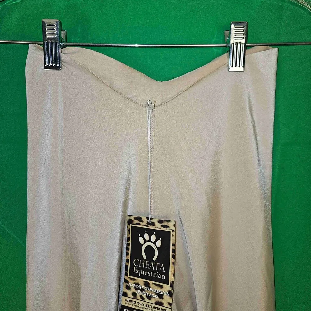 NWT Cheata Equestrian Womens Nude‎ Cheata Cool Cat Undertight Pants Medium Tan - Image 4
