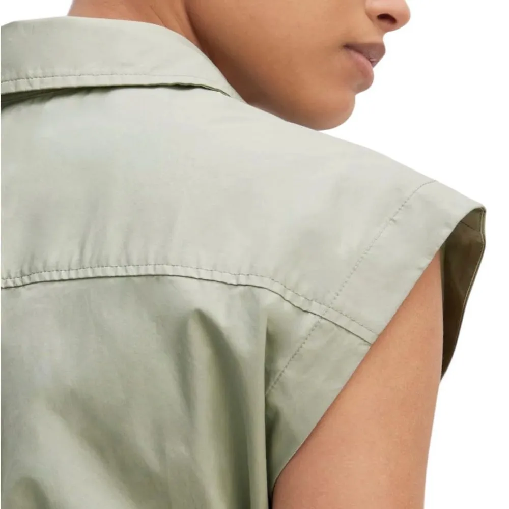 Everlane THE SUPIMA COTTON SHORT-SLEEVE SHIRT DRESS NWT 10 - Image 3