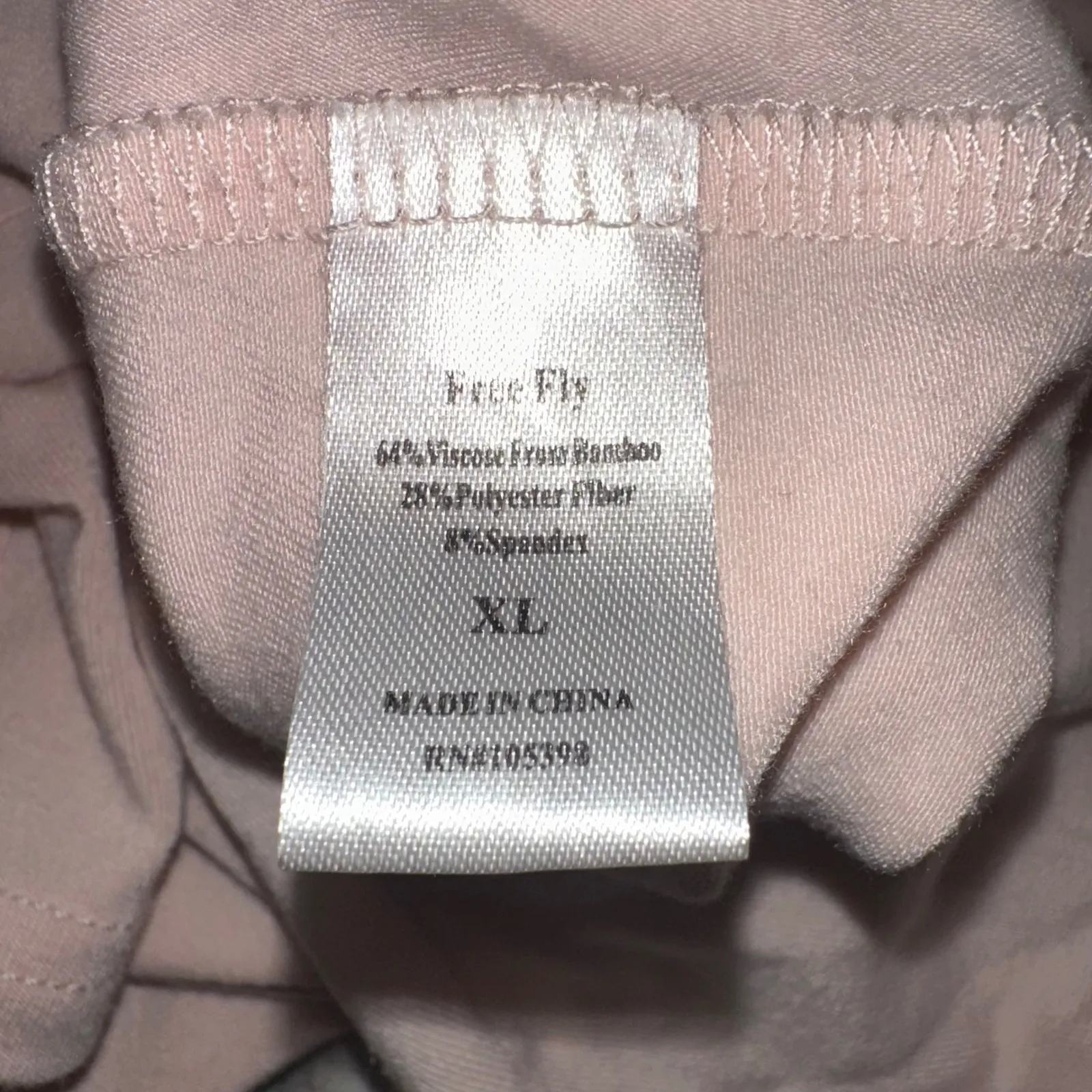 Free Fly Womens XL Sleeveless Tank Dress Casual Blush Pink bamboo Viscose Blend‎ - Image 5