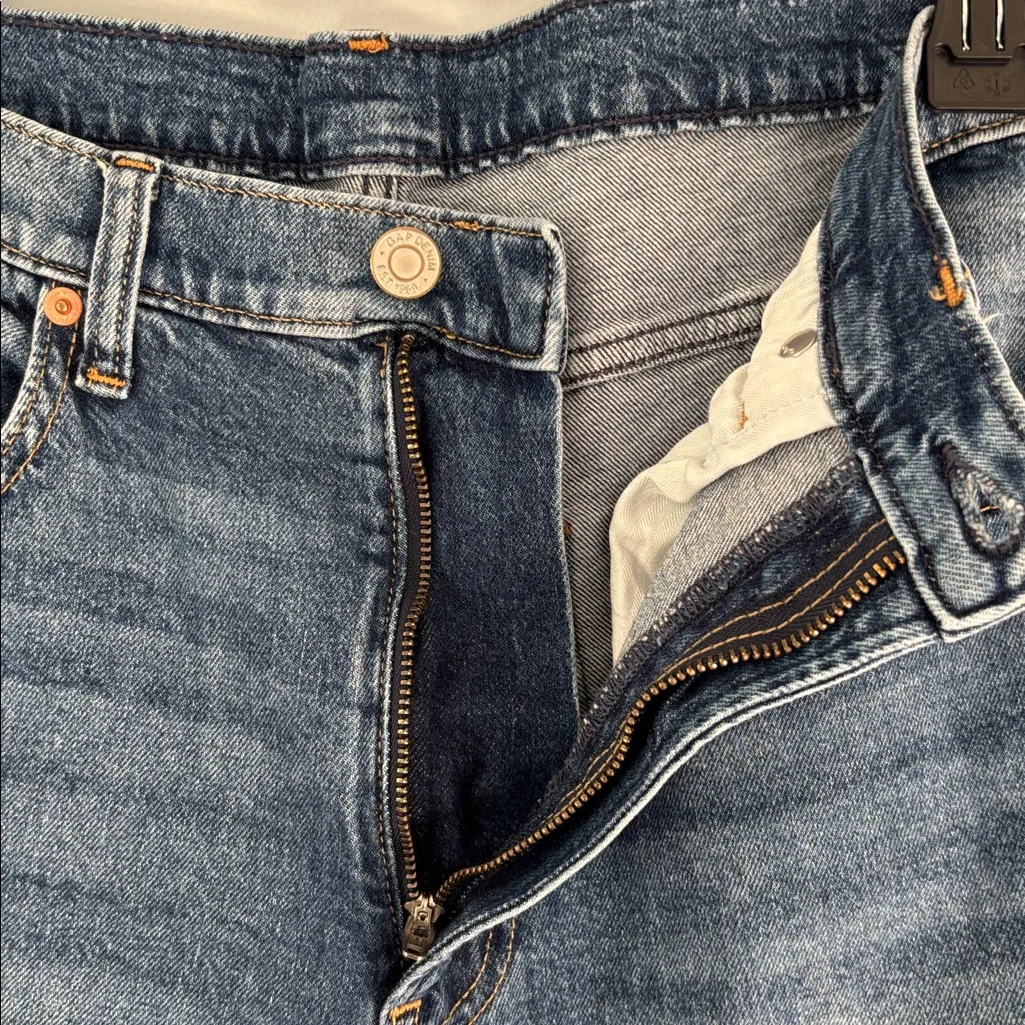 GAP 90s Loose High Rise Relaxed Fit Blue Jeans Size 10 Petite Retro Vintage - Image 9