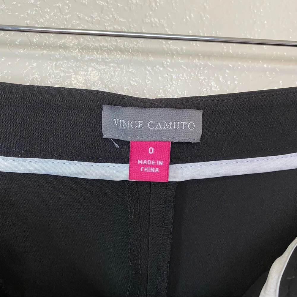 Vince Camuto Black Milano Twill Pant Size 0 NWT - Image 7