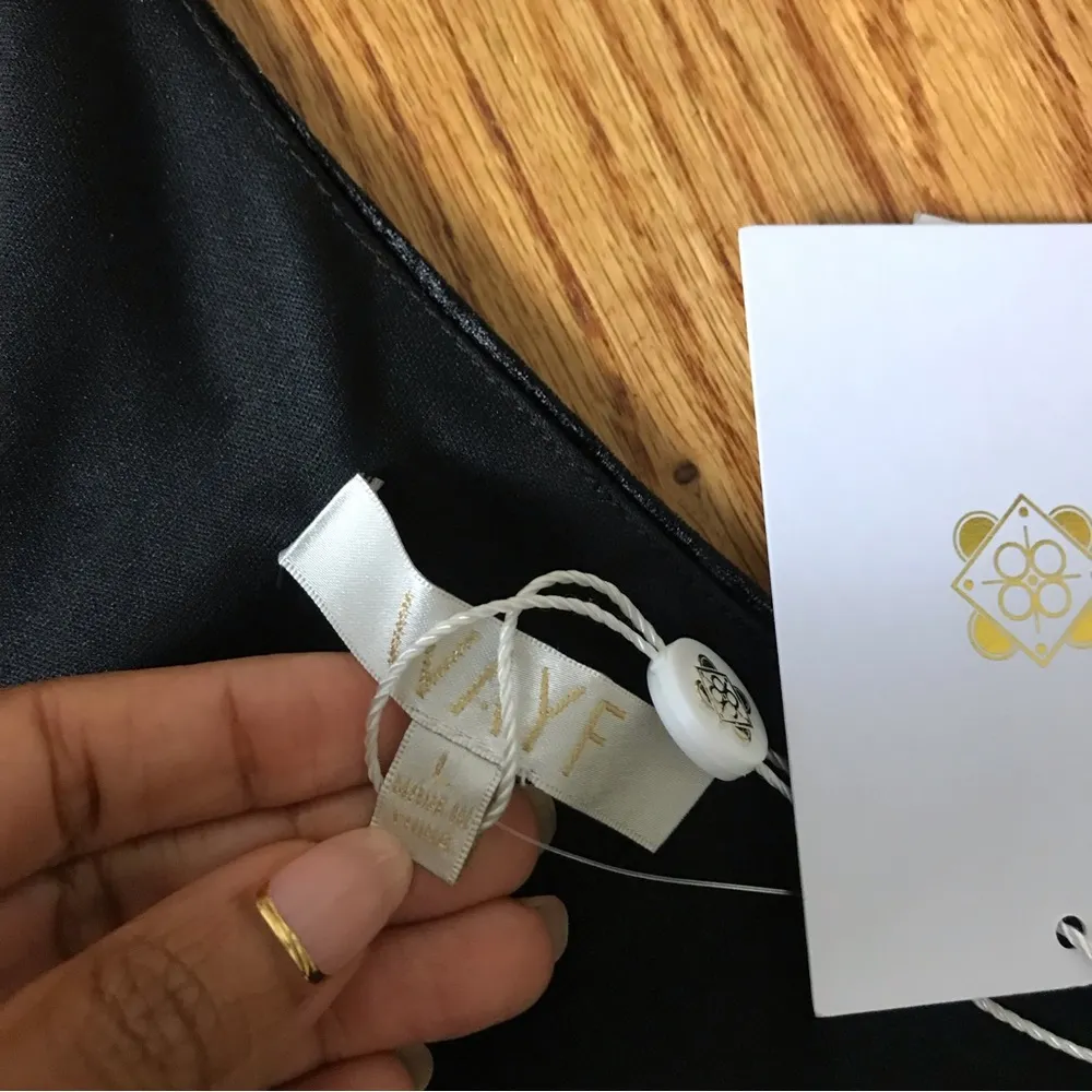 WAYF Black Crop Top NWT - Image 3