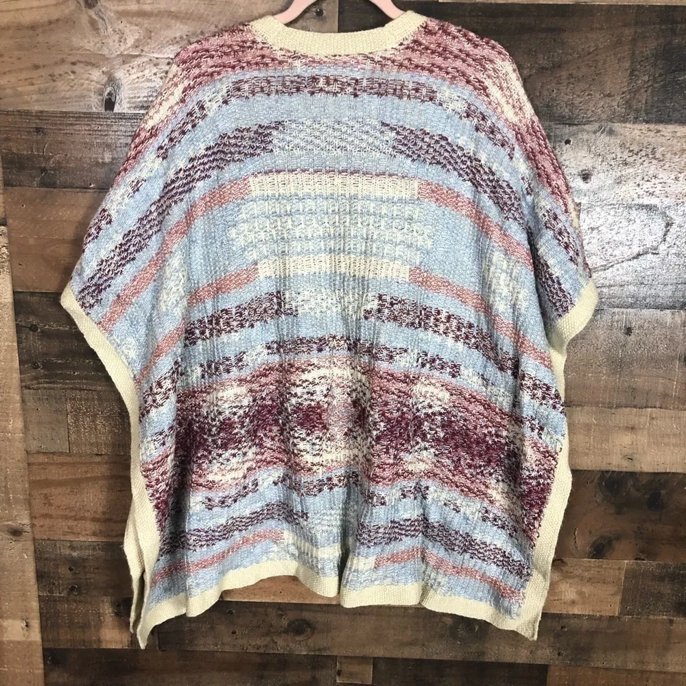 Lucky brand intarsia button up‎ poncho - Image 9