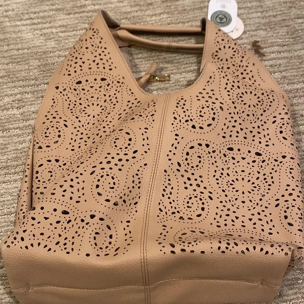 Melie Bianco Tan Hobo Bag Farrow - Image 2