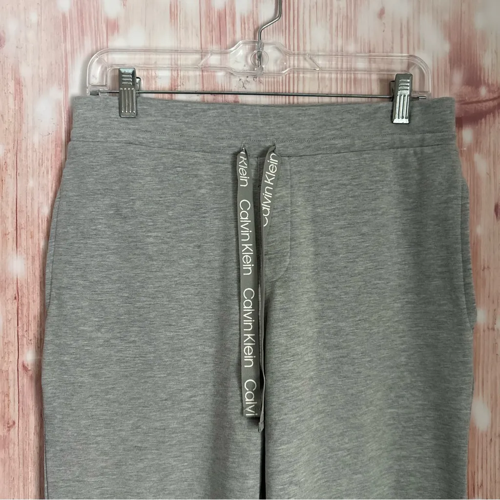 CALVIN KLEIN Reconsidered Comfort Gray Sleepwear Lounge Joggers - Image 5