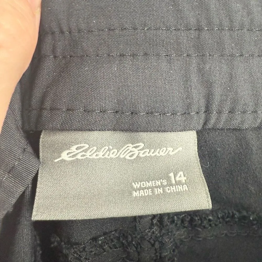 Eddie Bauer Women’s 14 Black Pants Outdoorsy Hiking - Image 2