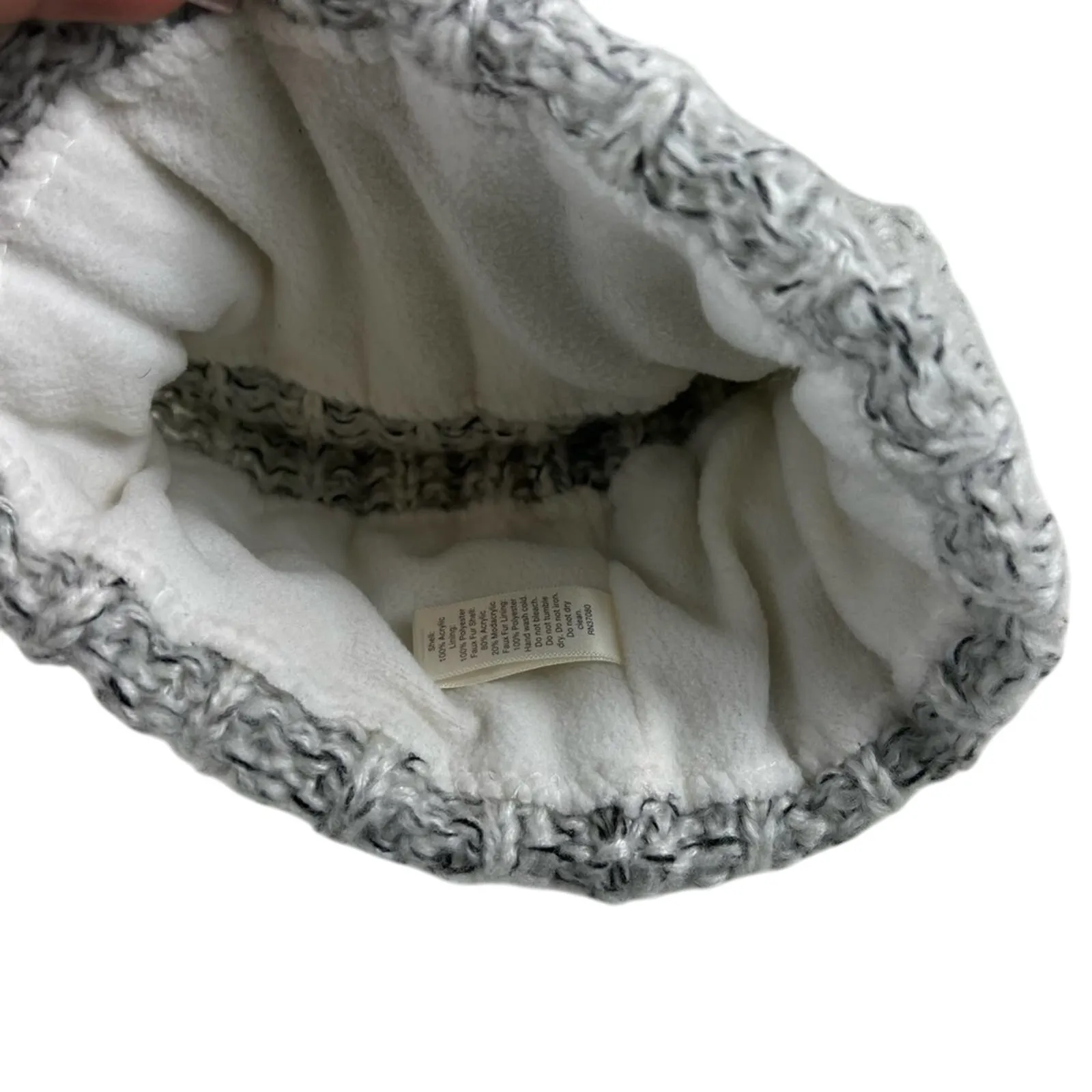 Cato NWT Gray Cozy Ribbed Knit Beanie - Image 3