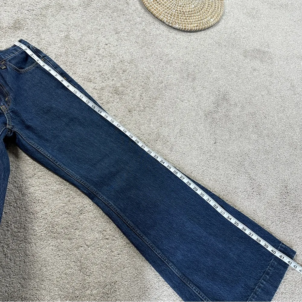 NWOT Re/Done Women’s 70s Low Rise Flare Jeans Organic Cotton Heritage Rinse 27 - Image 15