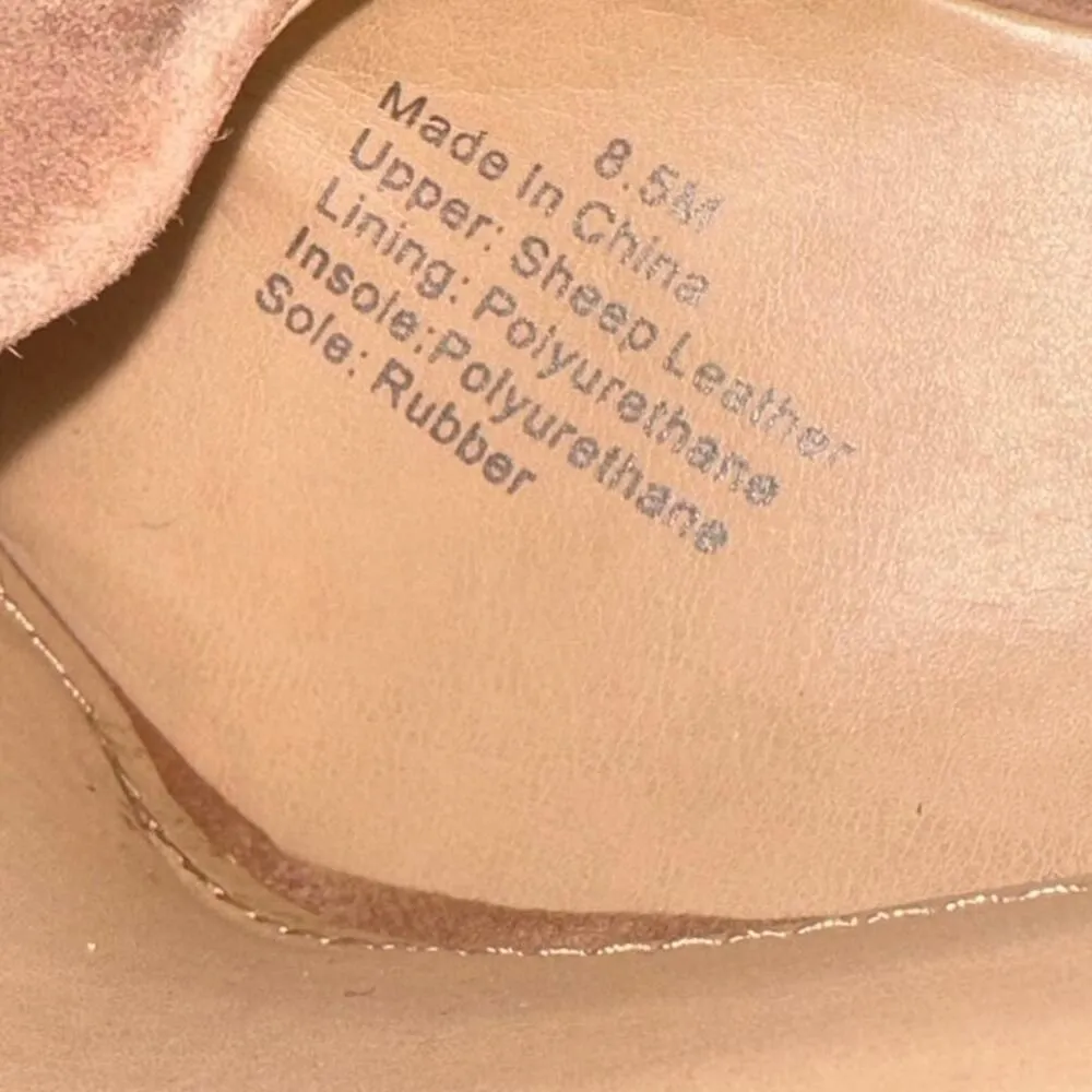 Gibson Latimer Tan Suede Open Toe Heels - Image 10